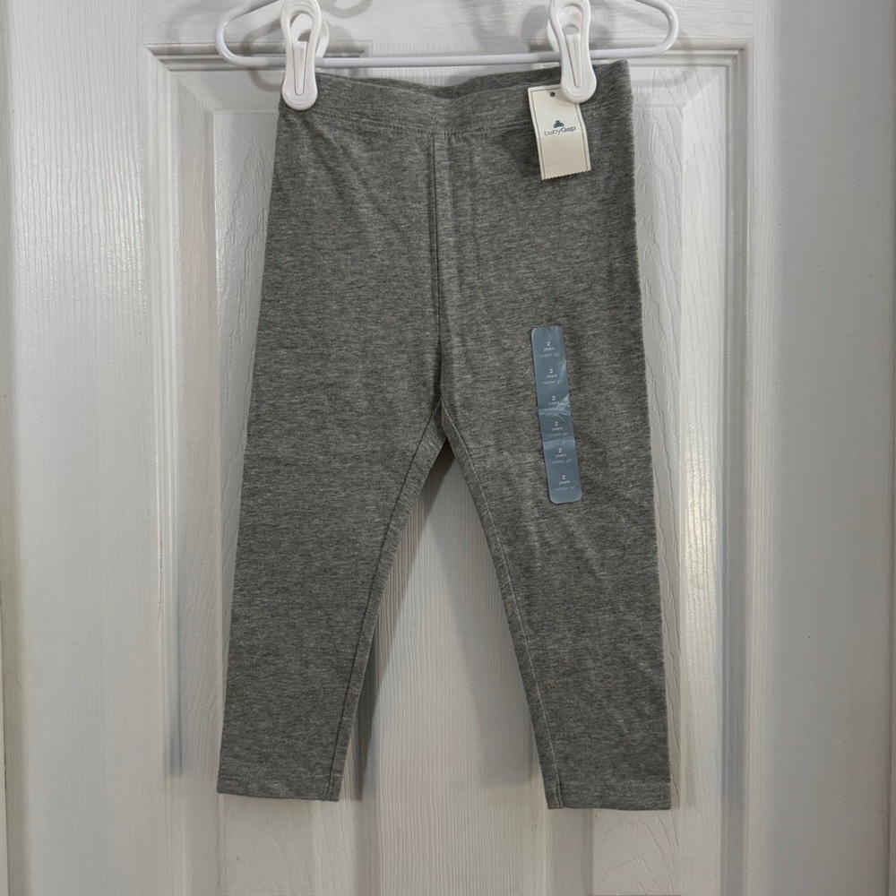 NWT Gap Baby Girl Heather Gray Leggings
